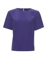 Thumbnail for your product : Jaeger Silk Keyhole Blouse