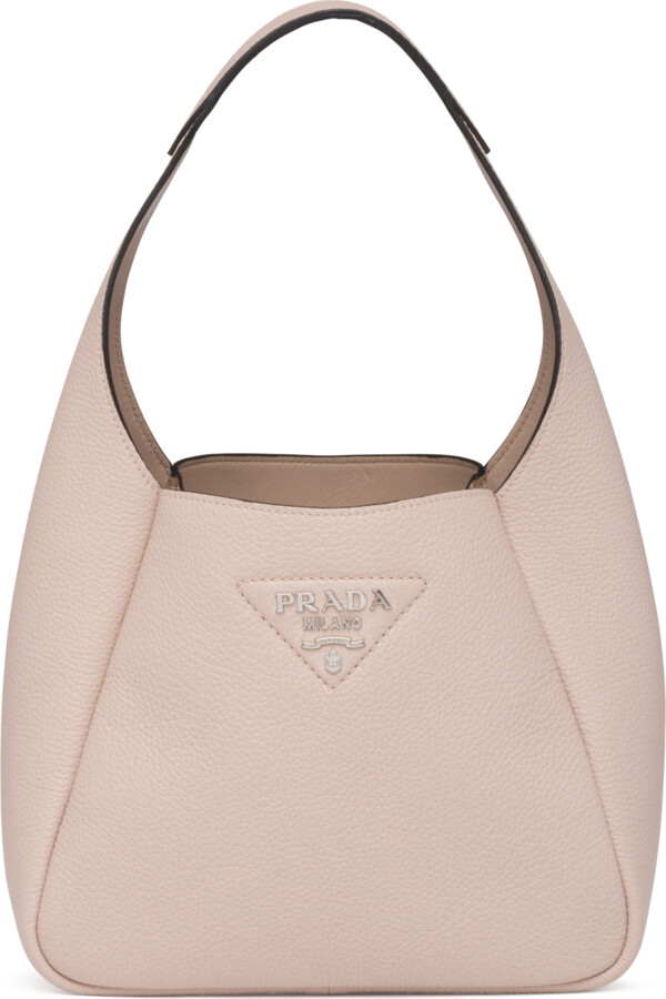 Total 77+ imagen prada flou leather hobo bag Abzlocal.mx