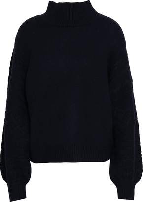 Joie Cable-knit Wool-blend Turtleneck Sweater