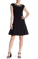 Thumbnail for your product : Jax Embellished Cap Sleeve Dress