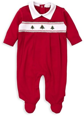 Kissy Kissy Baby Boy's Holiday Medley Collared Footie