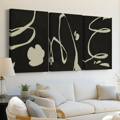 Corrigan Studio Neutral Spring I -Custom Wrapped Gallery Canvas - 3 Pieces