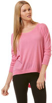 Thumbnail for your product : C&C California Long sleeve sweater with back placket