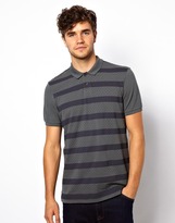 Thumbnail for your product : ASOS Polo With Spot Stripe