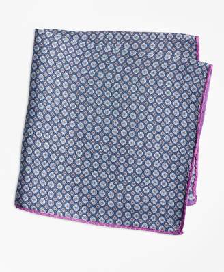 Brooks Brothers Paisley and Circle Link Pocket Square