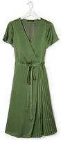 Thumbnail for your product : Banana Republic Pleated Wrap Dress