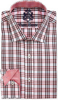 Thumbnail for your product : English Laundry Plaid Long-Sleeve Dress Shirt, Red/Black