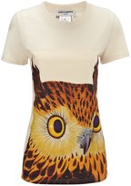 Thumbnail for your product : Charles Anastase Beige Cotton Owl Thelma Tee