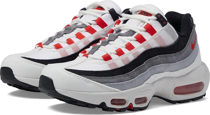 Nike Air Max 95 QS (Summit White/Chile Red/Off Noir) Men's Shoes -  ShopStyle Performance Sneakers