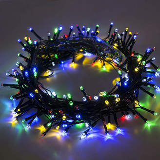 Asstd National Brand ALEKO Solar Powered 100 LED Holiday Christmas Party String Lights Lot of 4