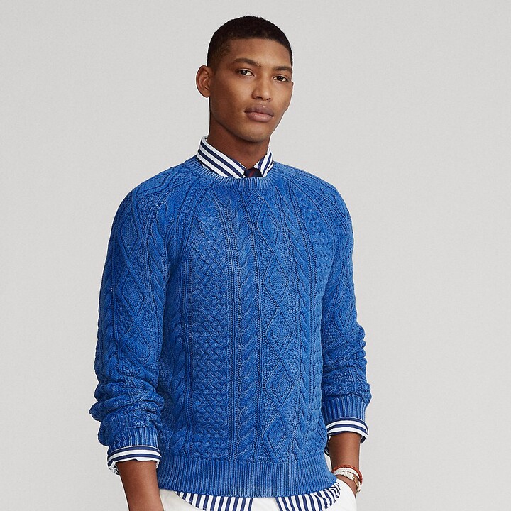 Ralph Lauren The Iconic Fisherman's Sweater - ShopStyle