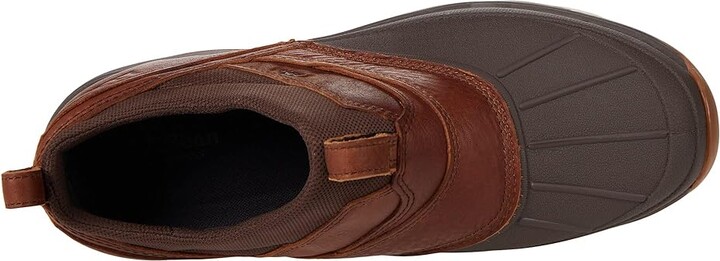 L.L.Bean Storm Chaser Slip On 5 Leather Men's Shoes Oakwood : 7 D - Medium - Image 2