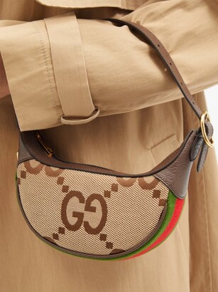 Gucci Ophidia Mini Jumbo-gg Canvas Shoulder Bag - Brown - ShopStyle