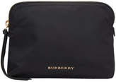 Burberry - Étui à maquillage à logo noir