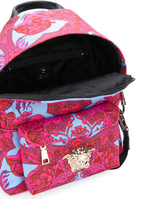 Versace Barocco print backpack