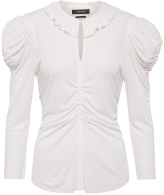 Isabel Marant Ruched Top | Shop the world's largest collection of 