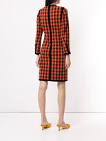 Thumbnail for your product : Chanel Pre Owned 1985-1993 Check-Pattern Long-Sleeve Dress