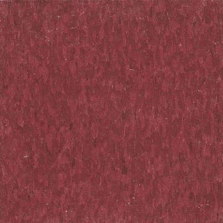 Armstrong Take Home Sample - Imperial Texture Pomegranate Red Vinyl Tile Flooring