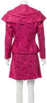 Thumbnail for your product : Christian Dior Two-Piece Jacquard Skirt Suit