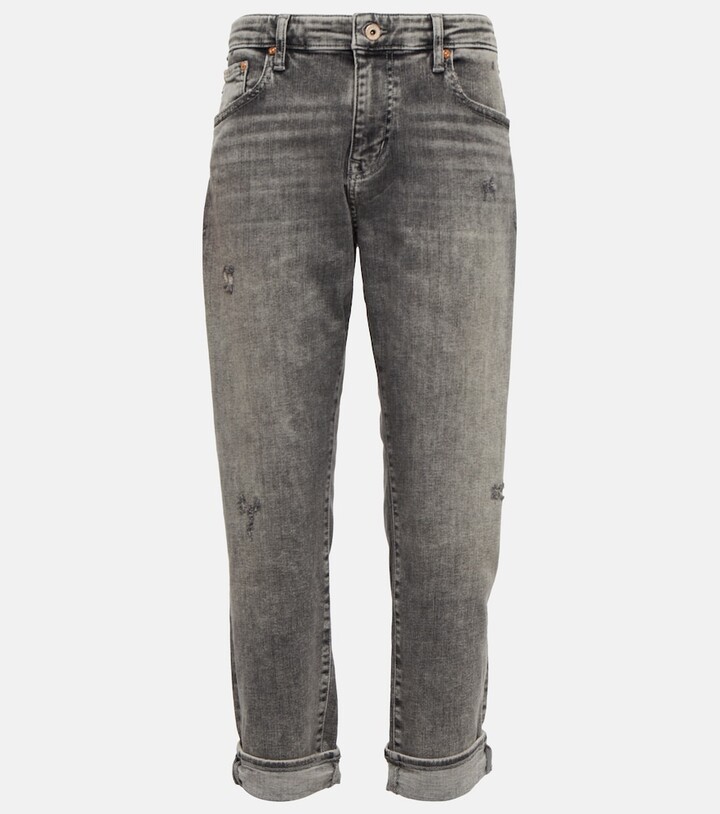 AG Jeans Ex-Boyfriend high-rise slim-fit jeans