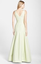 Thumbnail for your product : Halston Cotton & Silk Trumpet Gown