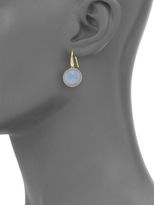 Thumbnail for your product : Ila Elana Lavender Chalcedony, Diamond & 14K Yellow Gold Drop Earrings