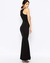 Thumbnail for your product : Club L Racer Front Maxi Dress In Crepe