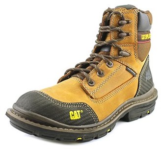 Caterpillar Fabricate 6" Round Toe Leather Work Boot.