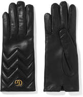 Thumbnail for your product : Gucci Marmont Quilted Leather Gloves