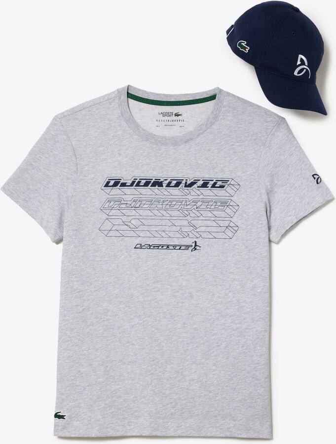Lacoste Men's Tennis x Novak Djokovic Regular Fit T-Shirt and Cap Pack -  ShopStyle
