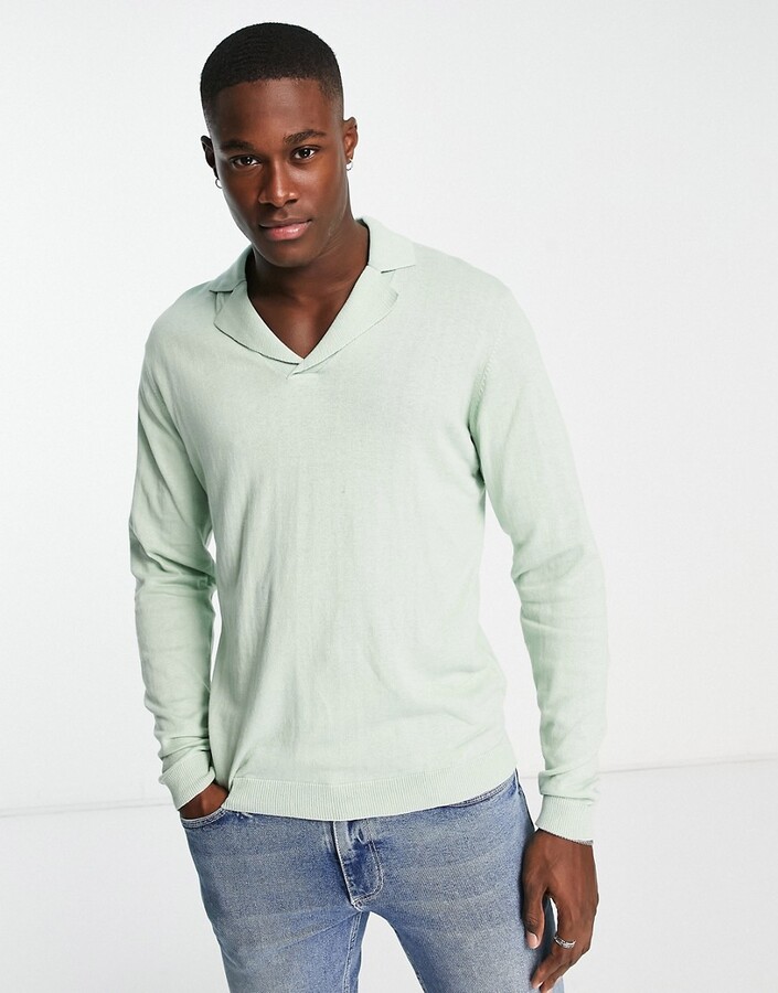 mint green jumper mens
