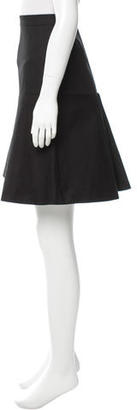 Zac Posen Pleated Knee-Length Skirt