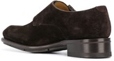 Thumbnail for your product : Santoni Suede Double-Buckle Shoes