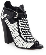 Thumbnail for your product : Proenza Schouler Woven Leather Ankle Boots