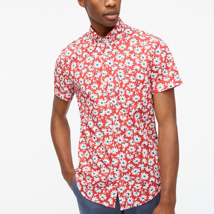 j crew factory floral shirt