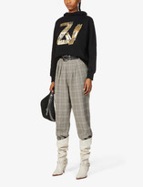 Thumbnail for your product : Zadig & Voltaire Wallace logo-print cotton-jersey hoody