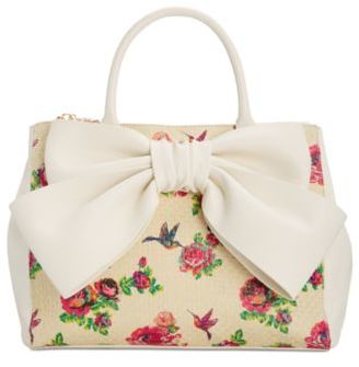 Betsey Johnson Large Bow Satchel, a Macy's Exclusive Style