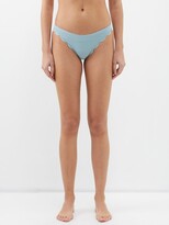 Thumbnail for your product : Marysia Swim Broadway Reversible Scalloped Bikini Briefs
