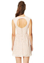 Thumbnail for your product : Delia's Foiled Lace Cap Sleeve Dress
