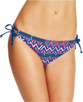 Thumbnail for your product : California Waves Tribal-Print Side-Tie Bikini Bottom