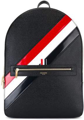 Thom Browne diagonal stripe backpack