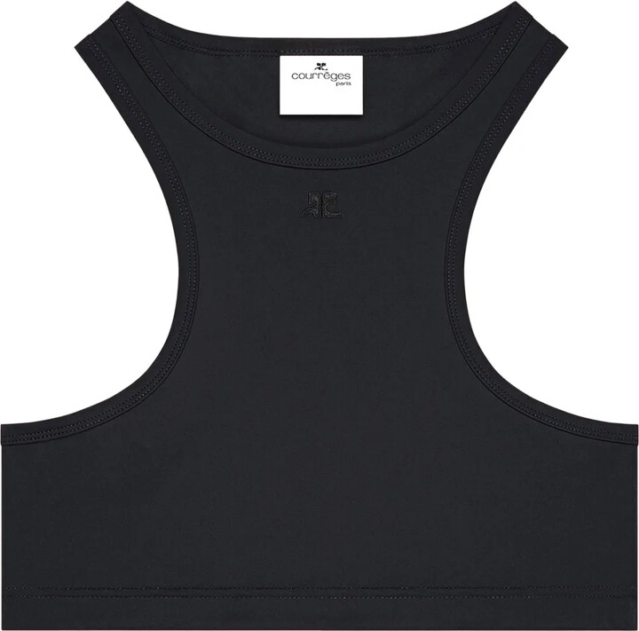 Courreges Racerback Crop Top