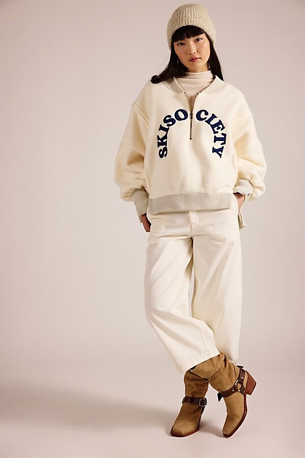 Tricia Fix Ski Society Quarter Zip