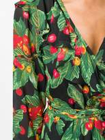 Thumbnail for your product : Marc Jacobs cherries print wrap dress