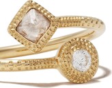 Thumbnail for your product : De Beers Jewellers 18kt yellow gold Talisman diamond ring