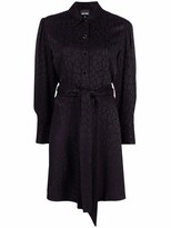 Thumbnail for your product : Just Cavalli Jacquard Tied-Waist Dress