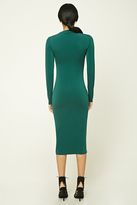 Thumbnail for your product : Forever 21 Mock Neck Bodycon Midi Dress