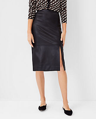 Ann taylor faux suede skirt Clearance