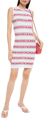 Love Moschino Jacquard-knit mini dress