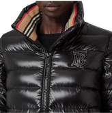 Thumbnail for your product : Burberry Detachable Sleeve Icon Stripe Detail Puffer Jacket